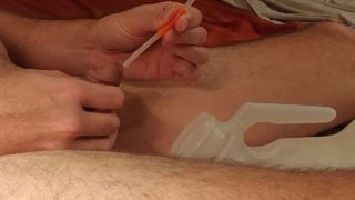 Self Catheter Solo Pissing Bladder Emptying Complete