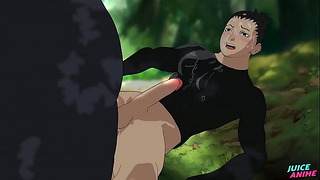 Shikamaru And Asuma Rubbing The Dick Yummy – Frottage Bara Yaoi