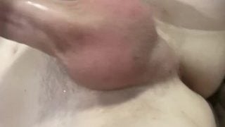 Skinny Guy Teen Juicy Jerking His Wet Cock