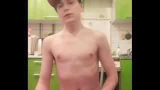 Skinny Teen Boy, Femboy Masturbates And Sucks, Rides A Dildo, Cums Abundantly