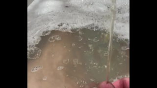 Small Cock Piss In The Bath
