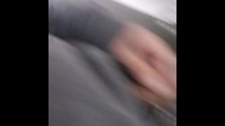 Snozzy Boy Spitting At Himself And Pissing On A Toilet Before Shopping