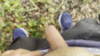 放尿 短小包茎チンポの立ちション主観映像