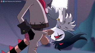 Stolas From Helluva Boss Doing Blowjob