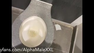 Straight Guy Public Toilet Piss Compilation