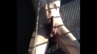 Strong Dark Yellow Morning Piss Shower