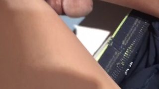 Struggle Is Real When You Piss With A Hard On And I Can Help It To Stroke My Dick So Hard And Cum
