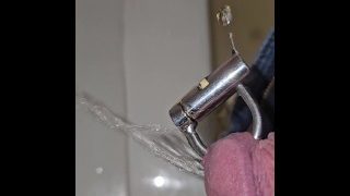 Taking A Piss With A Pa Lock