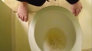 Taking An Almost Minute Long Piss