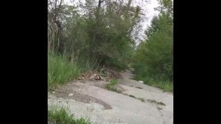 Taking The Dick Out For A Walk & Piss.