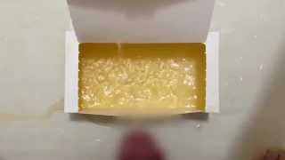 The Morning Yellow Pee Bukkake On The Box