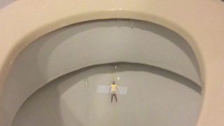 Try Not To Piss On The Toilet Seat – Piss On A Tiny Man Instead – Manlyfoot – Golden Shower