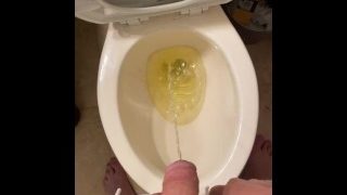 Twink Pissing In Dirty Toilet