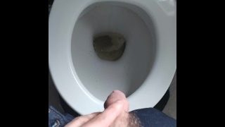 Uncut British Teen Pisses And Misses