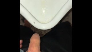 Urinal Pissing Compilation Featuring Some Foreskin Pissing As Requested