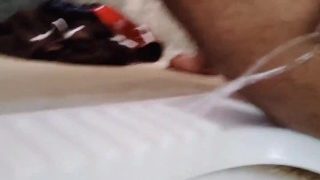 Virgin Boy Pissing In Toilet