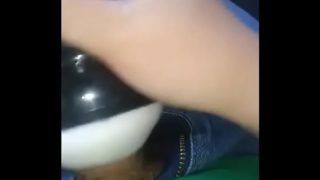 Virgin Uses Fleshlight Hot Amateur