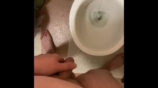 Wanking And Long Piss Play With Myself