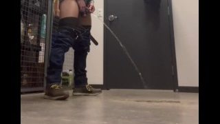 Went To The Store Room And Had To Pee