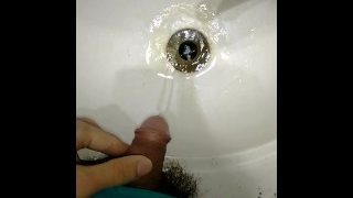 Yellow Piss In Sink