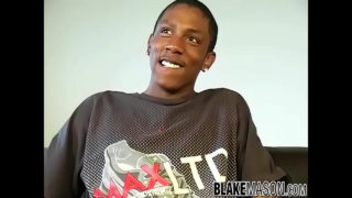 Young Black Uk Teen Bobby Sprays Warm Cum After Jerking Off