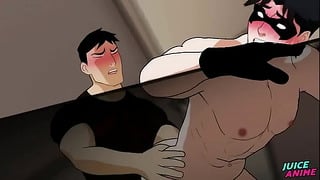 Young Justice Super Boy Vs Nightwing – Bara Yaoi