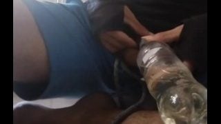 Young Man Filling An Bottle With Piss I Got This Fetish