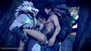 Dropped At Some Fortknots (gay Threeway Sfm)