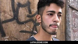 Latinleche – Sweet Latino Hipster Gets a Sticky Semen Facial