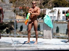 NAKED FRAT BOY POOL PARTY- No Suits Allowed