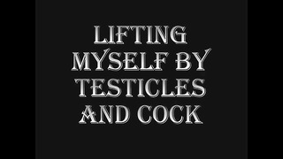 Vintage: My very first hoisting experiment with cock and balls