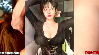 Korean Cum challange ( kim sejin)