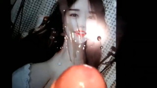 Facial for another Korean cumdumpster