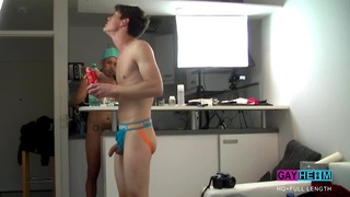 german chav straight 18yo college twink first time fisting and double penetration