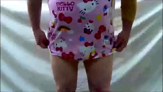 Spanking in my New Hello Kitty Outfit by Pinky 396