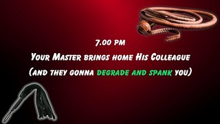 [M4M] SLAVE is being HUMILIATED and SPANKED by TWO MEN (Audio Roleplay)