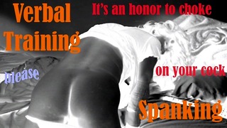 Spanking Lesson – How to suck Master’s Cock (Audio Only)