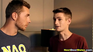 boy spanked & fucked by fraternity step brother