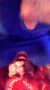 crossdresser first facial and cum swallow
