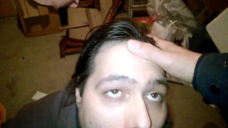 swallowing a total strangers cum in my basement
