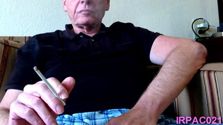 Smoking Super Slims With Cum Swallow