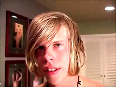 Porn casting young blond boy