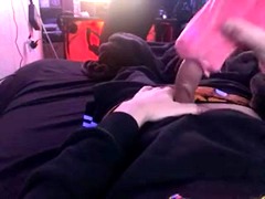 Emo twink face fucks Bad Dragon Janine