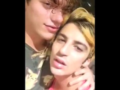 Hot emo twinks kissing
