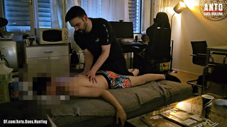 My Straight Best Friend Mert and I hang out and I give him a massage (8. visit)