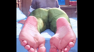Courtney's (Total Drama Island) feet cum tribute