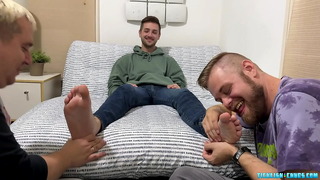 Ryder Meets Dimitri And Can't Help But Worship Ang Tickle His Feet With Tongue