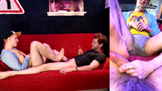 Footjob  Made Him Cum with Just My Feet  Feet Play