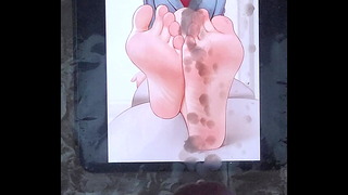 Urararaka Ochako's Feet Cum Tribute