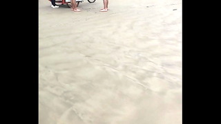 Feet man beach